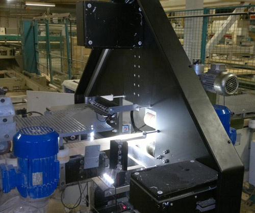 Complete System: Four Camera/Laser Boxes and White LED Illumination for Grayscale Data Acquisition